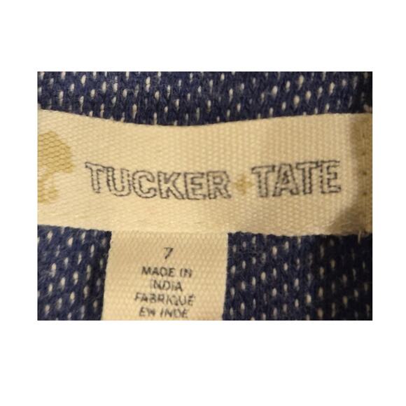 Tucker and Tate Hooded Henley Pullover Shirt Long Sleeve Blue Boys Size 7 - Picture 4 of 7